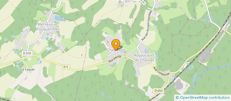 localisation de l'entreprise MADAME CAROLE POUPART  CHAILLEVOIS