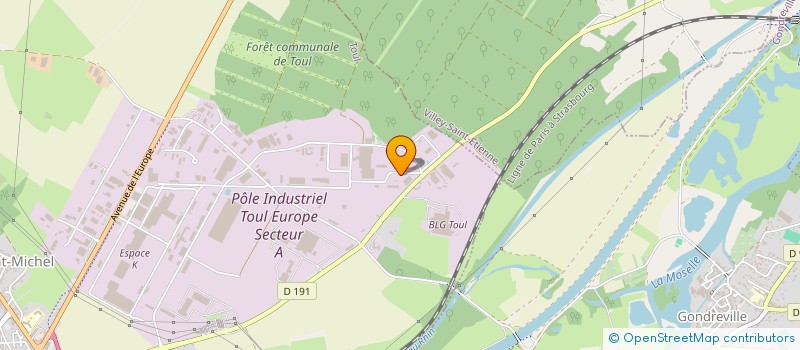 localisation de l'entreprise MADAME CAROLE POUSSIN  TOUL