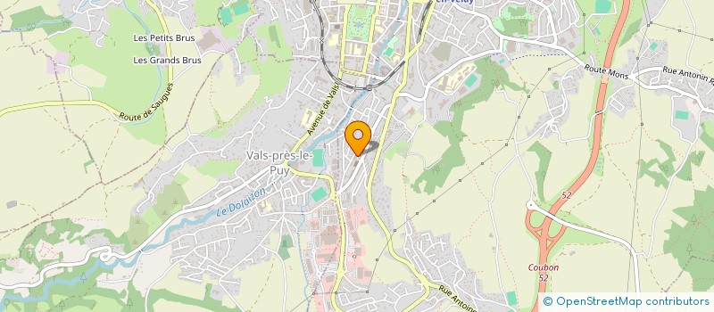 localisation de l'entreprise MADAME CAROLE POUZET  LE PUY-EN-VELAY