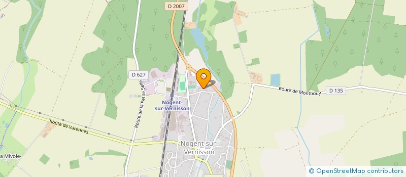 localisation de l'entreprise MADAME CAROLE PRINCET à NOGENT-SUR-VERNISSON