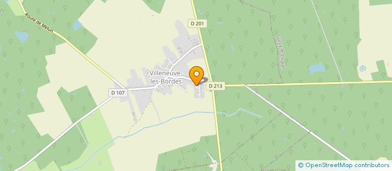 localisation de l'entreprise MADAME CAROLE PROUTEAU  VILLENEUVE-LES-BORDES