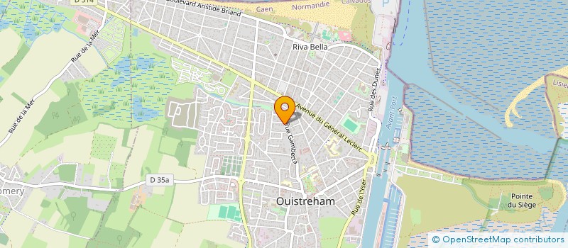 localisation de l'entreprise MADAME CAROLE PRUM  OUISTREHAM