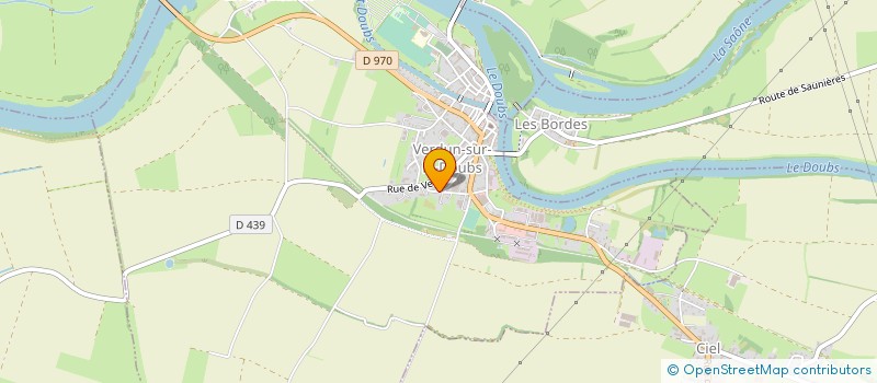 localisation de l'entreprise MADAME CAROLE PUEO  VERDUN-SUR-LE-DOUBS