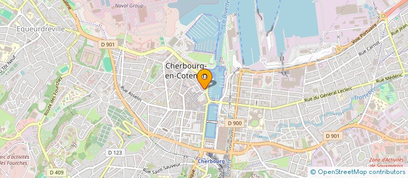 localisation de l'entreprise MADAME CAROLE QUENAULT  CHERBOURG-EN-COTENTIN