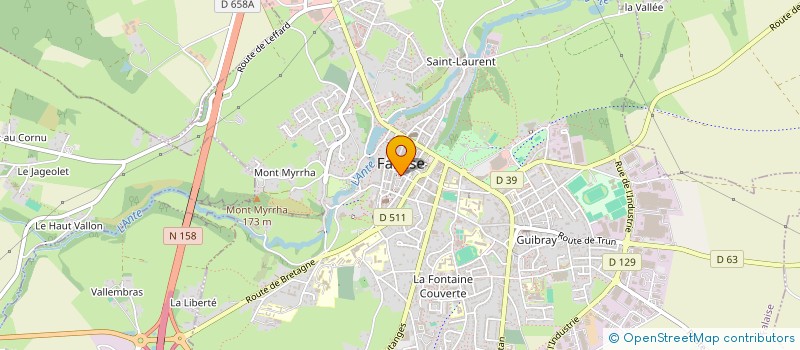 localisation de l'entreprise MADAME CAROLE QUENET  FALAISE