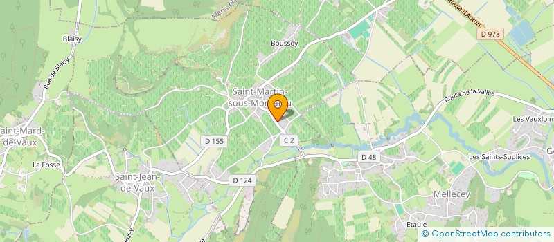 localisation de l'entreprise MADAME CAROLE RABASTE  SAINT-MARTIN-SOUS-MONTAIGU