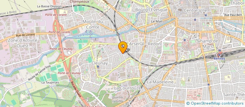 localisation de l'entreprise MADAME CAROLE RABINIAUX  RENNES