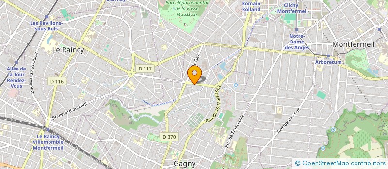 localisation de l'entreprise MADAME CAROLE RAGAIN à GAGNY