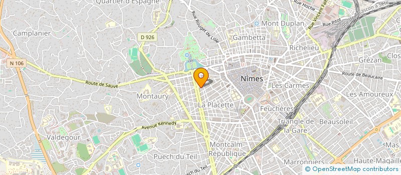 localisation de l'entreprise MADAME CAROLE RAMON  NIMES