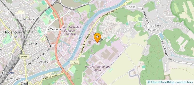 localisation de l'entreprise MADAME CAROLE RAMOS-RODRIGUES à VERNEUIL-EN-HALATTE