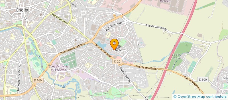 localisation de l'entreprise MADAME CAROLE RASALA à CHOLET