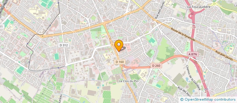 localisation de l'entreprise MADAME CAROLE RATOUR à ANGERS
