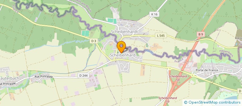 localisation de l'entreprise MADAME CAROLE RAUSCHER  SCHEIBENHARD