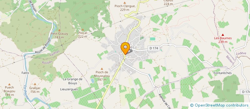 localisation de l'entreprise MADAME CAROLE RAZIMBEAU  GABIAN