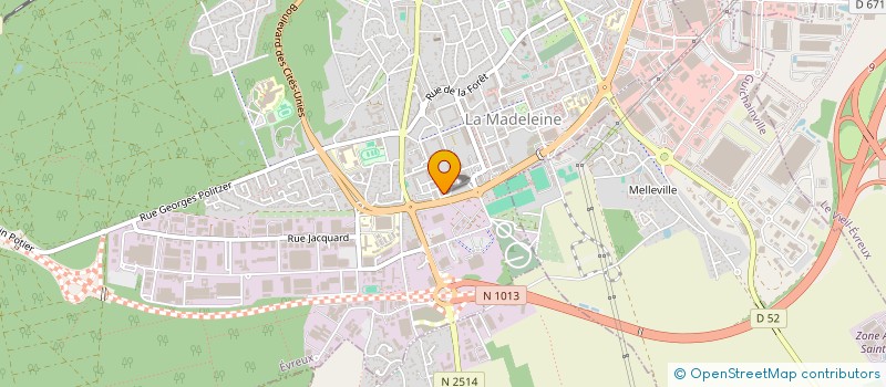 localisation de l'entreprise MADAME CAROLE REGNIER  EVREUX