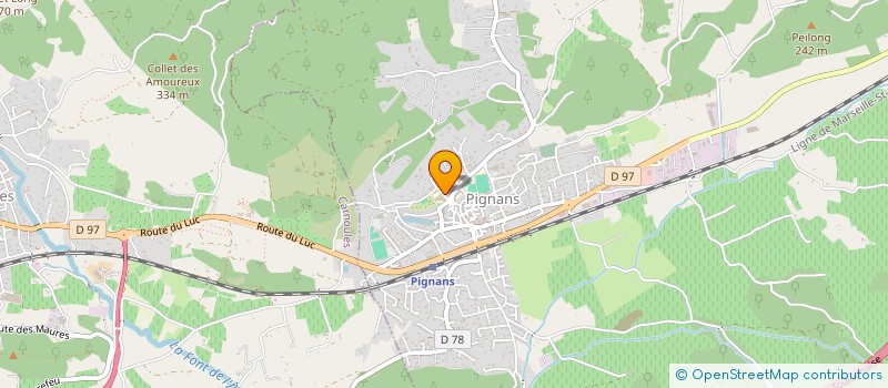 localisation de l'entreprise MADAME CAROLE REGNIER  PIGNANS