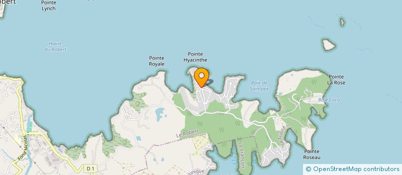 localisation de l'entreprise MADAME CAROLE RELOUZAT  LE ROBERT