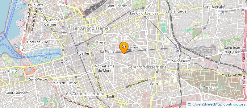 localisation de l'entreprise MADAME CAROLE REVERD à MARSEILLE