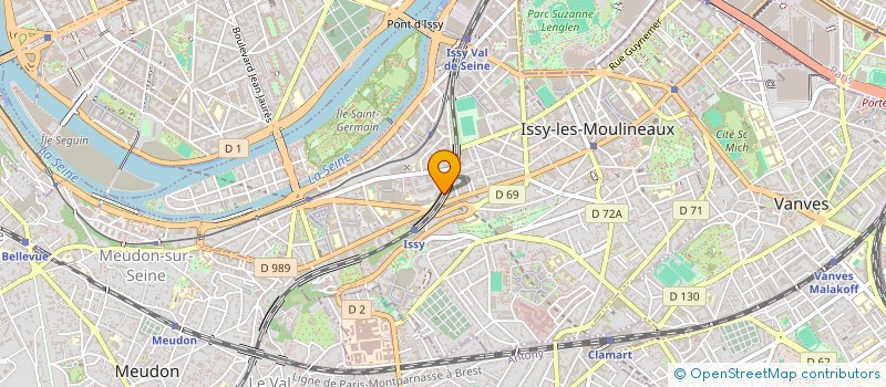 localisation de l'entreprise MADAME CAROLE REYES à ISSY-LES-MOULINEAUX