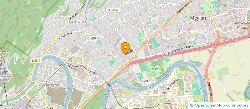 localisation de l'entreprise MADAME CAROLE REYMOND à MEYLAN