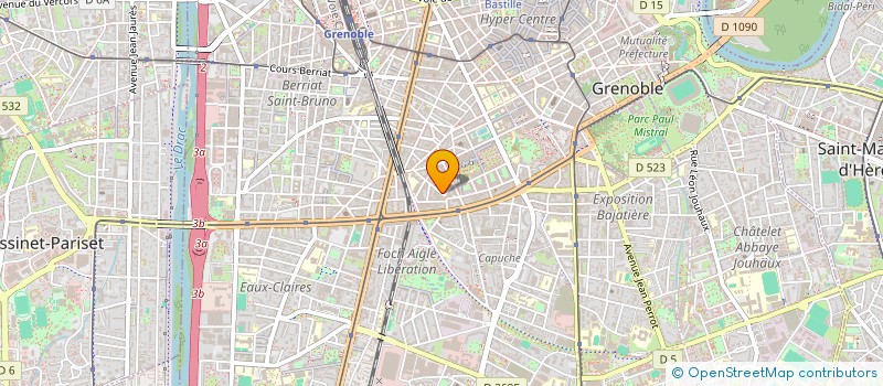 localisation de l'entreprise MADAME CAROLE REYNAUD à GRENOBLE