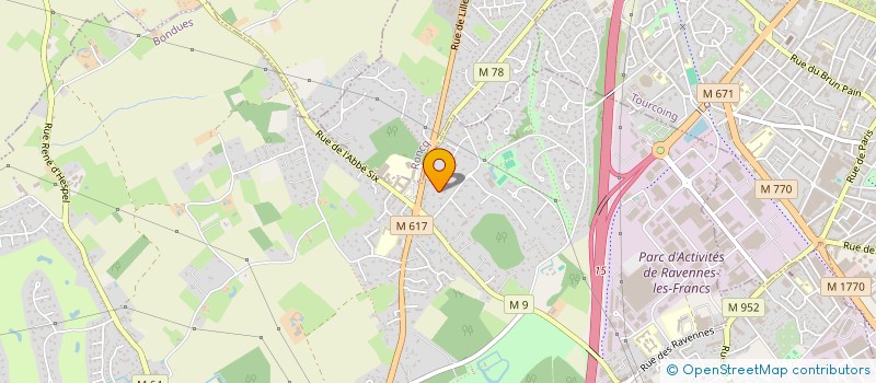 localisation de l'entreprise MADAME CAROLE RICHARD  ROUBAIX