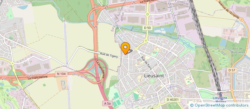 localisation de l'entreprise MADAME CAROLE RIDEL  LIEUSAINT