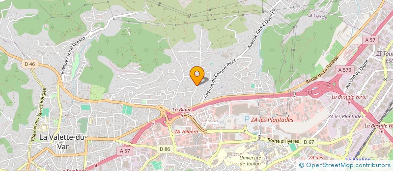 localisation de l'entreprise MADAME CAROLE RIO  LA VALETTE-DU-VAR