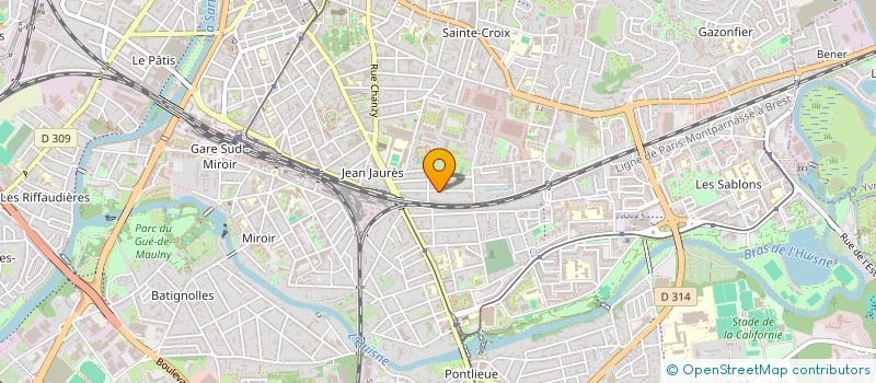 localisation de l'entreprise MADAME CAROLE RIOU  LE MANS