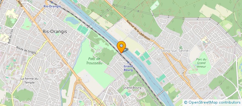 localisation de l'entreprise MADAME CAROLE RIVIERE  RIS-ORANGIS