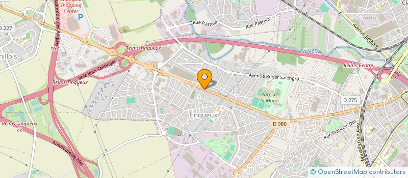 localisation de l'entreprise MADAME CAROLE RIVIERE  TINQUEUX