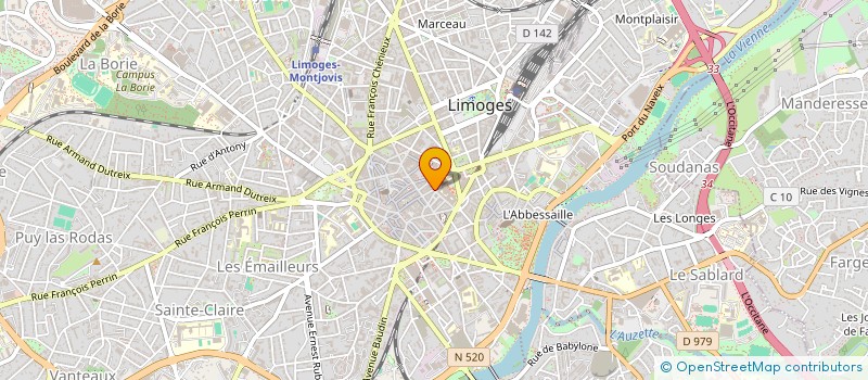 localisation de l'entreprise MADAME CAROLE ROBERT à LIMOGES