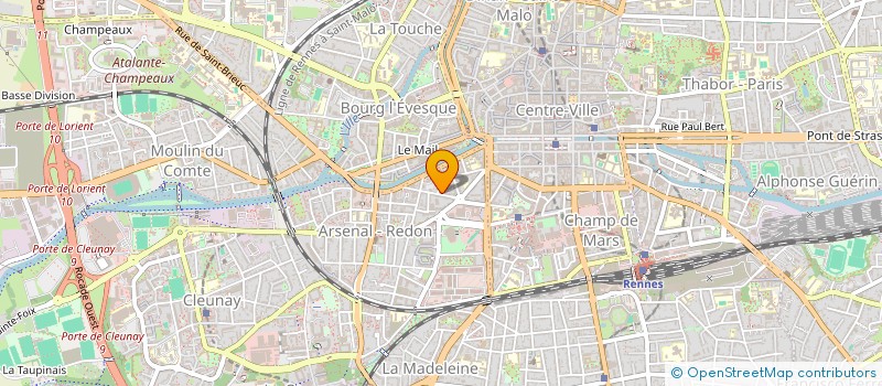 localisation de l'entreprise MADAME CAROLE ROBIN à RENNES