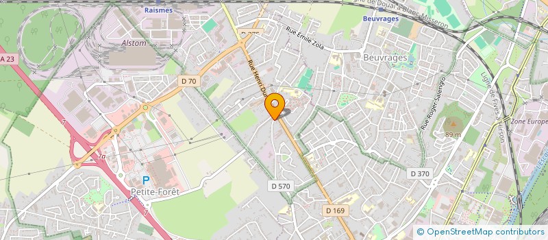 localisation de l'entreprise MADAME CAROLE RODRIGUEZ  RAISMES