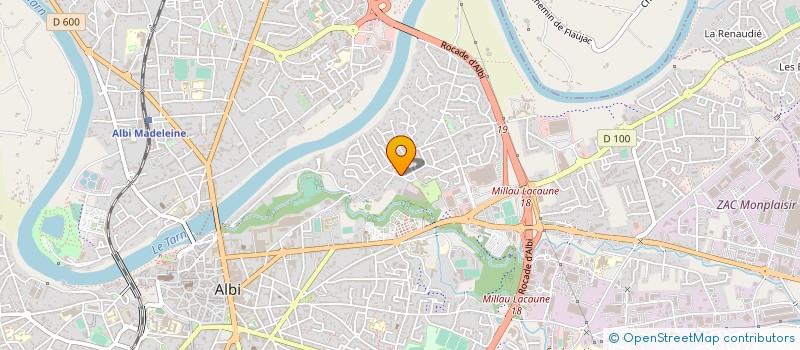 localisation de l'entreprise MADAME CAROLE ROGER à ALBI