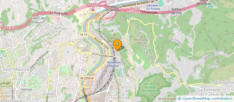 localisation de l'entreprise MADAME CAROLE ROGER à NICE