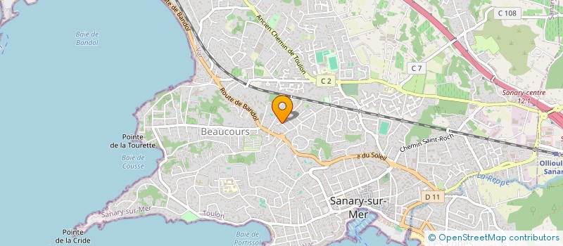 localisation de l'entreprise MADAME CAROLE RONGICONI à SANARY-SUR-MER