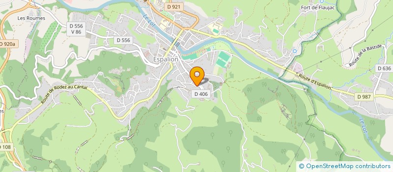 localisation de l'entreprise MADAME CAROLE ROUBIOU  ESPALION