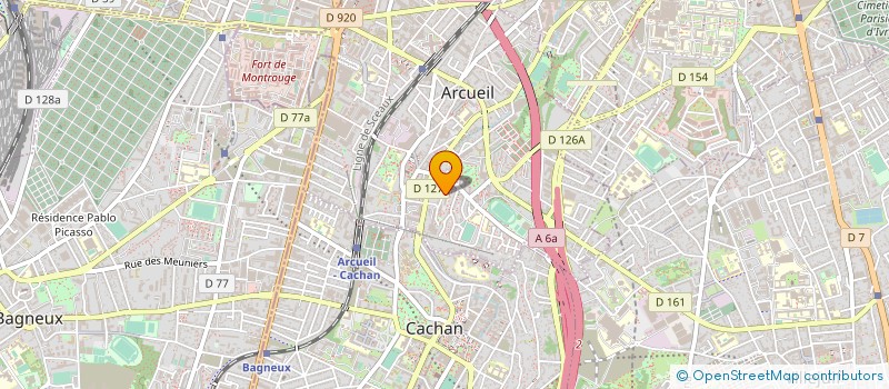 localisation de l'entreprise MADAME CAROLE ROUBLIN à ARCUEIL