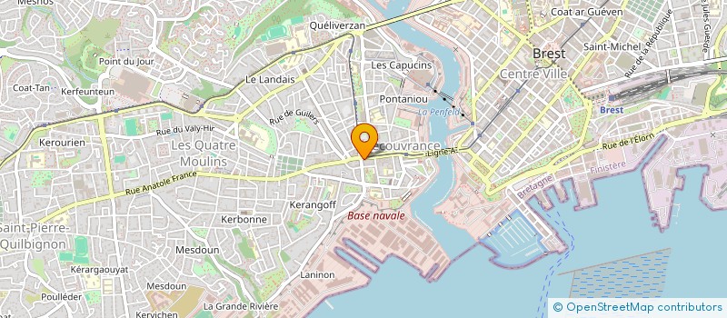 localisation de l'entreprise MADAME CAROLE ROUE à BREST