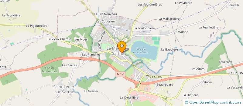 localisation de l'entreprise MADAME CAROLE ROUMIS à LE MELE-SUR-SARTHE