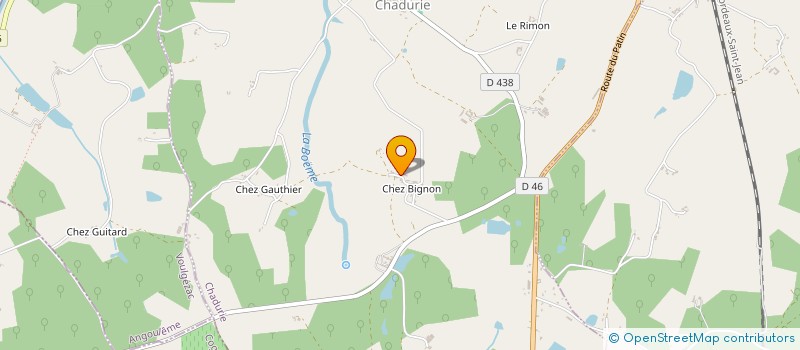localisation de l'entreprise MADAME CAROLE ROUSSEAU à CHADURIE