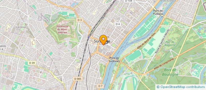 localisation de l'entreprise MADAME CAROLE ROUSSEAU à SURESNES