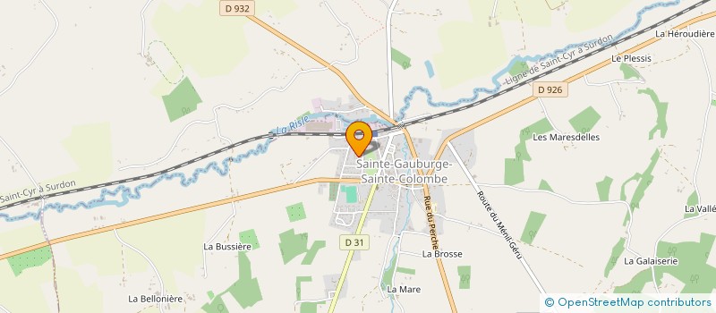 localisation de l'entreprise MADAME CAROLE ROUSSEL à SAINTE-GAUBURGE-SAINTE-COLOMBE