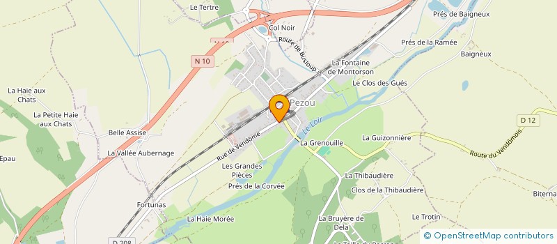 localisation de l'entreprise MADAME CAROLE ROY à PEZOU