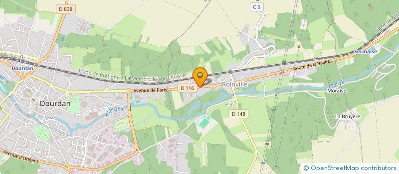 localisation de l'entreprise MADAME CAROLE RUFFIN à ROINVILLE