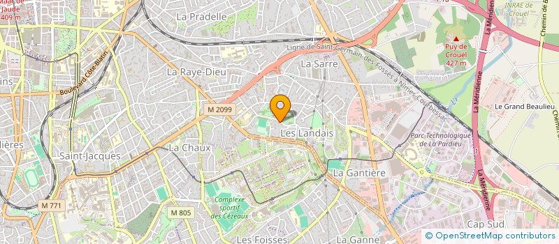 localisation de l'entreprise MADAME CAROLE RUGGERI  CLERMONT-FERRAND