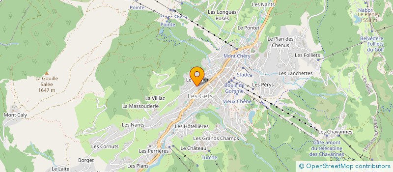 localisation de l'entreprise MADAME CAROLE RUHLAND  LES GETS