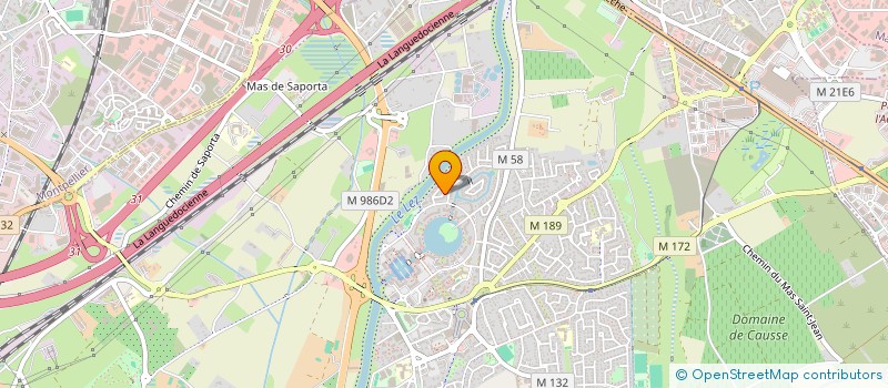 localisation de l'entreprise MADAME CAROLE RUIMY  LATTES