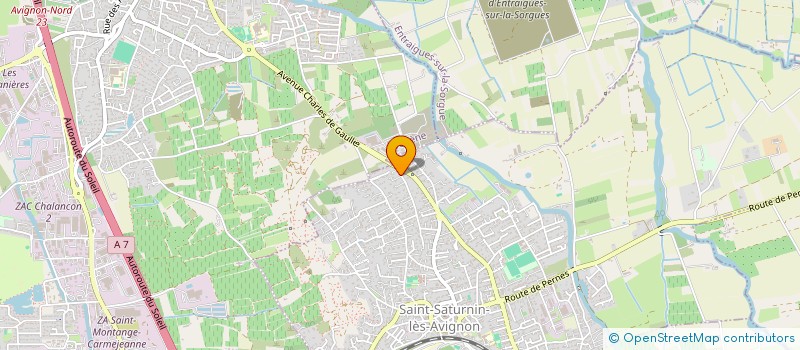 localisation de l'entreprise MADAME CAROLE RUIZ  SAINT-SATURNIN-LES-AVIGNON